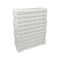 Everything Mary White 60 Drawer Plastic Organizer